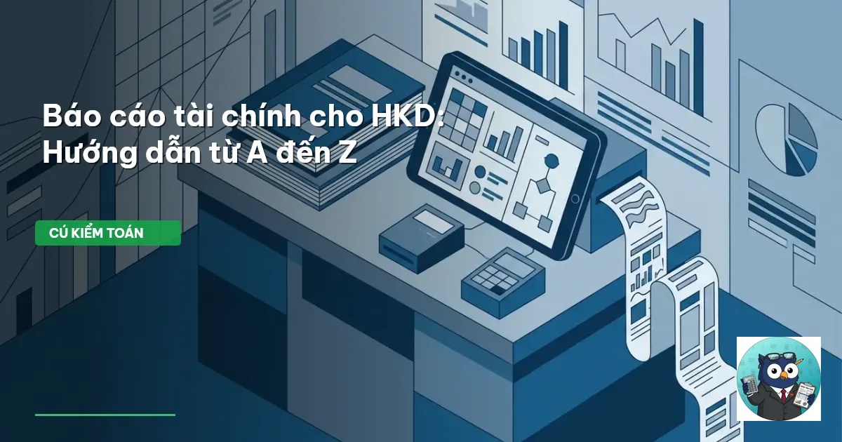 báo cáo tài chính hộ kinh doanh