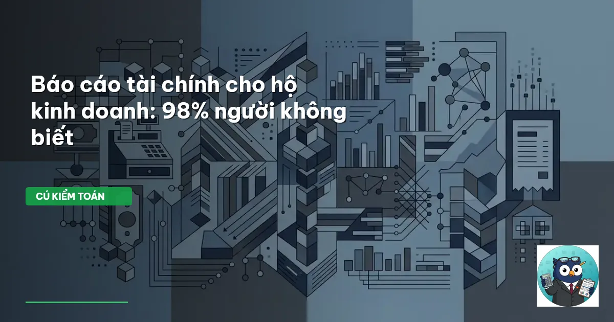 báo cáo tài chính hộ kinh doanh