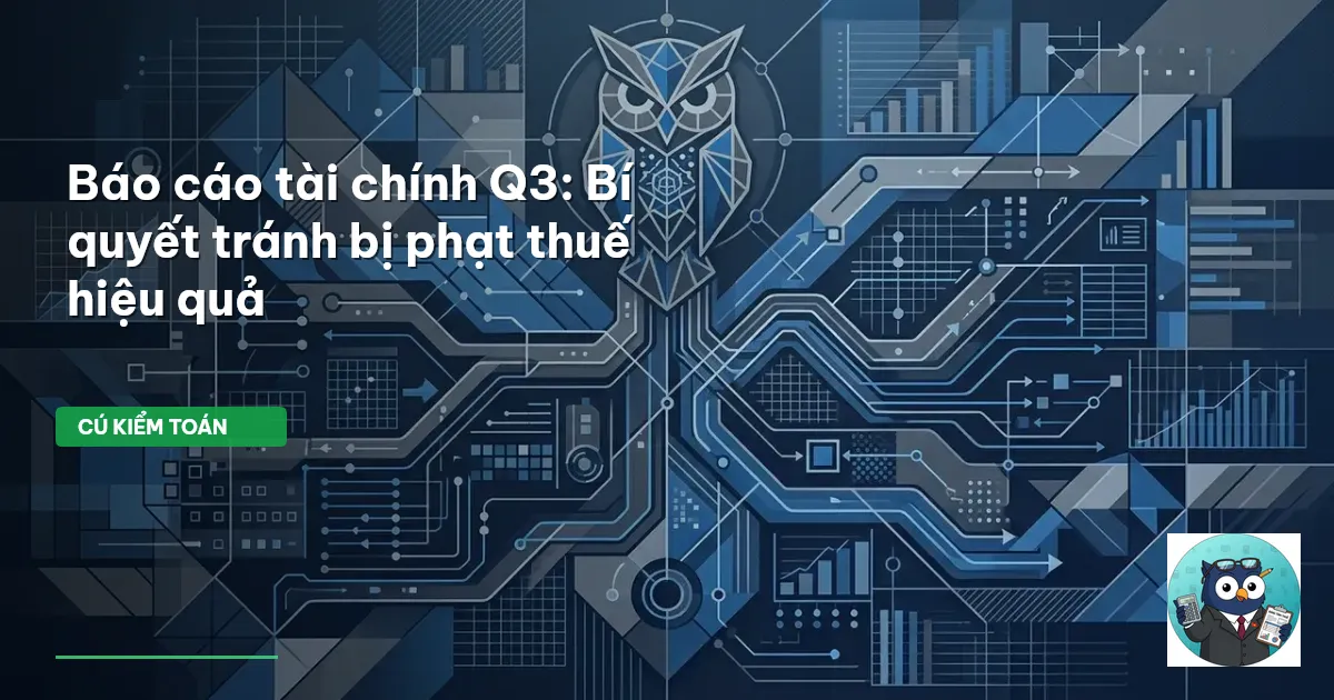 báo cáo tài chính Q3