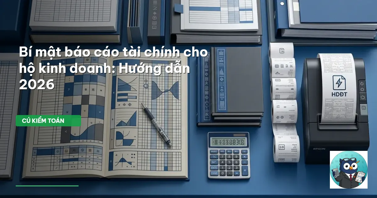 báo cáo tài chính hộ kinh doanh