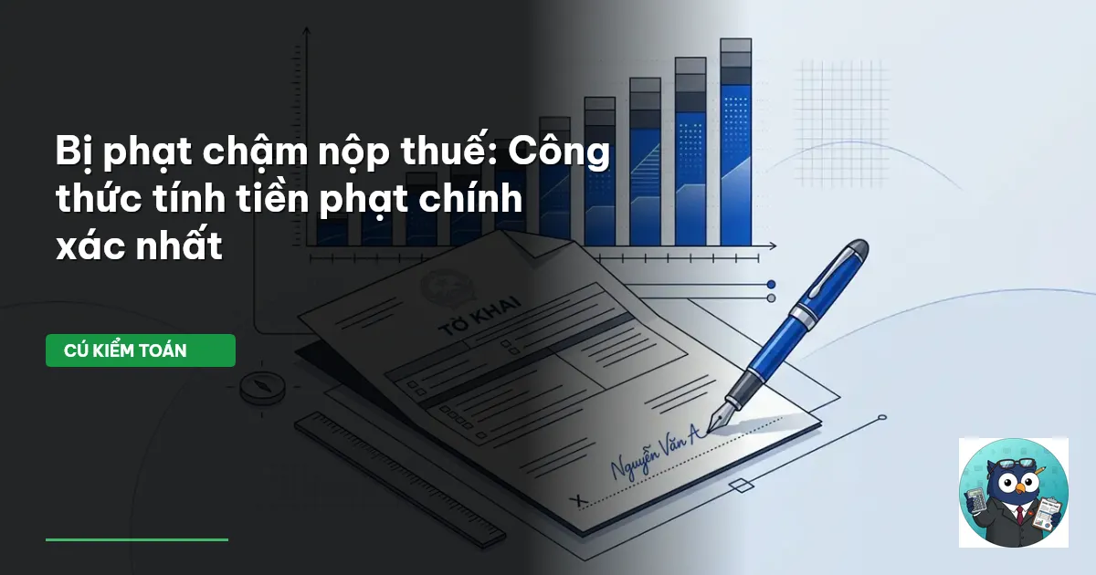 phạt chậm nộp thuế