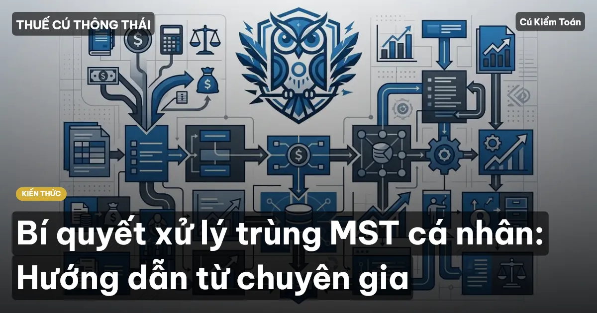 Bí quyết xử lý trùng MST cá nhân: Hướng dẫn từ chuyên gia
