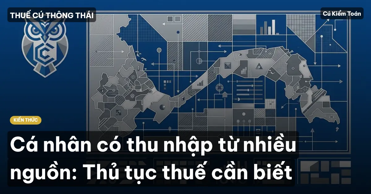 Cá nhân có thu nhập từ nhiều nguồn: Thủ tục thuế cần biết