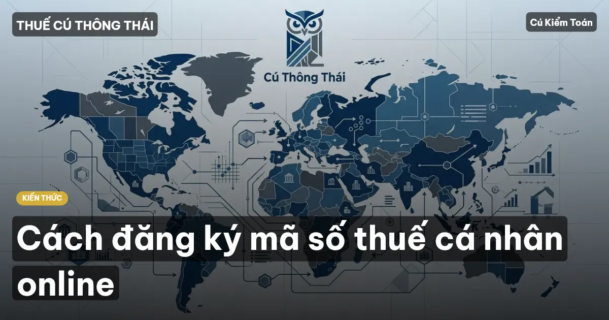 Cách đăng ký mã số thuế cá nhân online