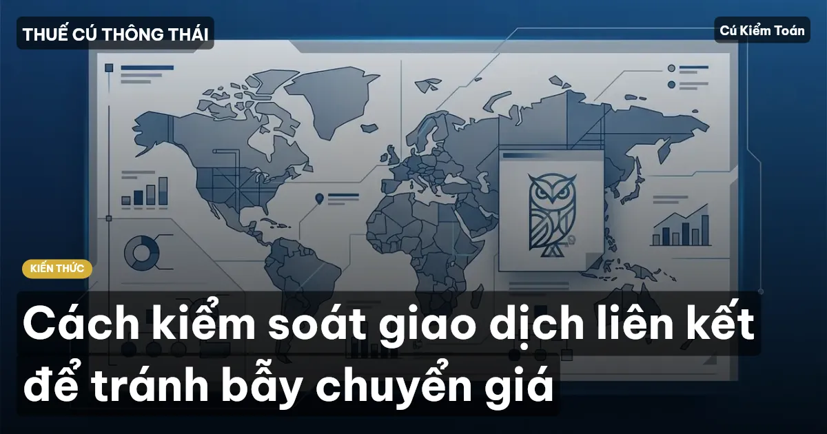 Cách kiểm soát giao dịch liên kết để tránh bẫy chuyển giá