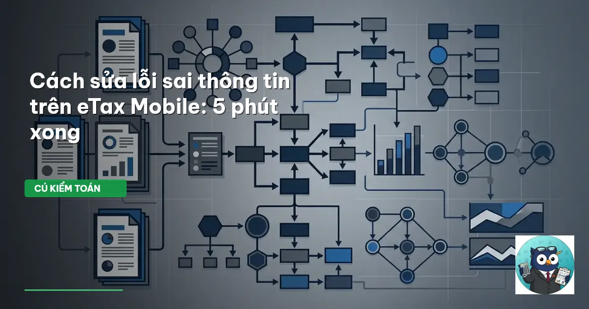 sửa lỗi eTax Mobile