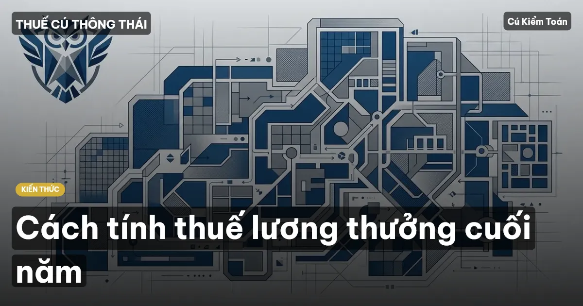 Cách tính thuế lương thưởng cuối năm