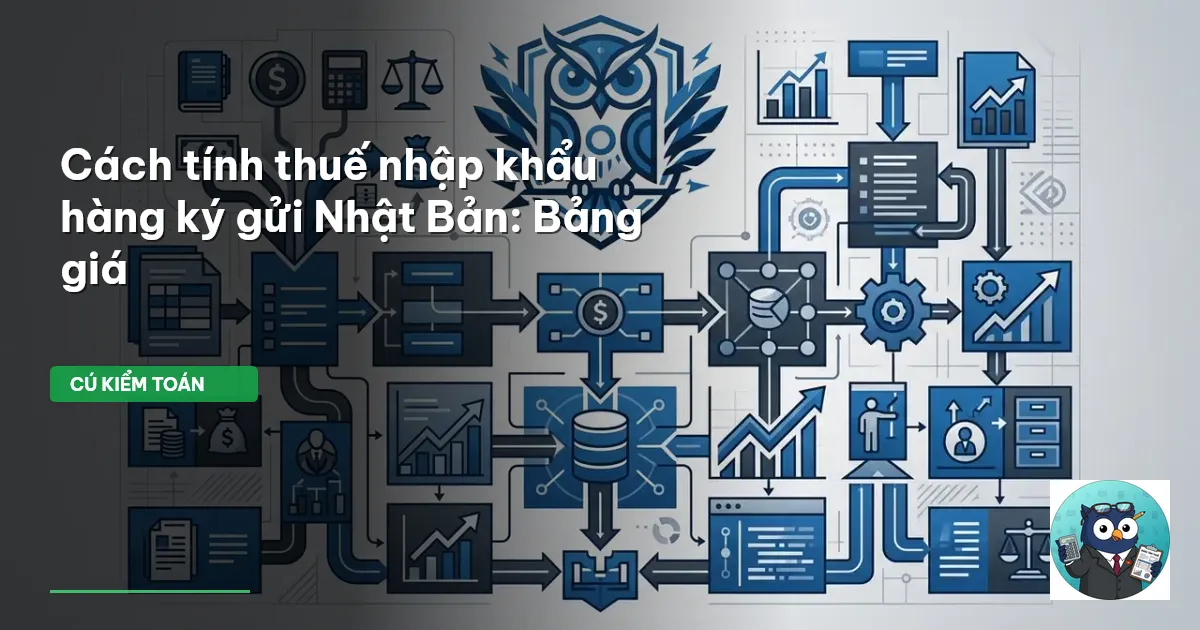 Cách tính thuế nhập khẩu hàng ký gửi Nhật Bản: Bảng giá