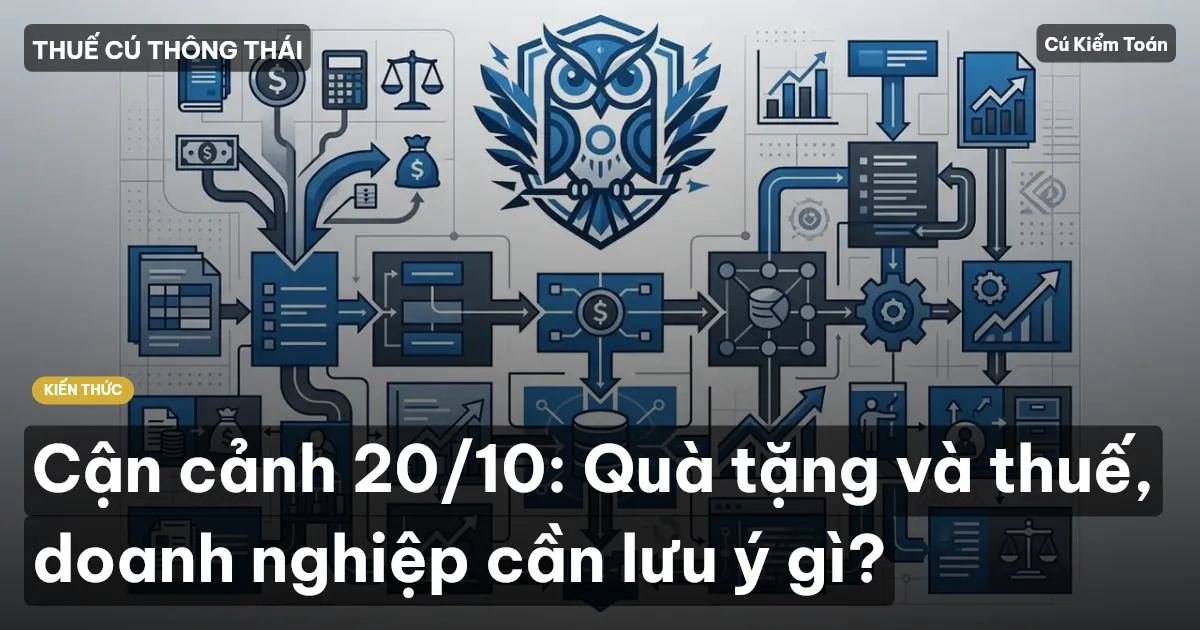 Cận cảnh 20/10: Quà tặng và thuế, doanh nghiệp cần lưu ý gì?
