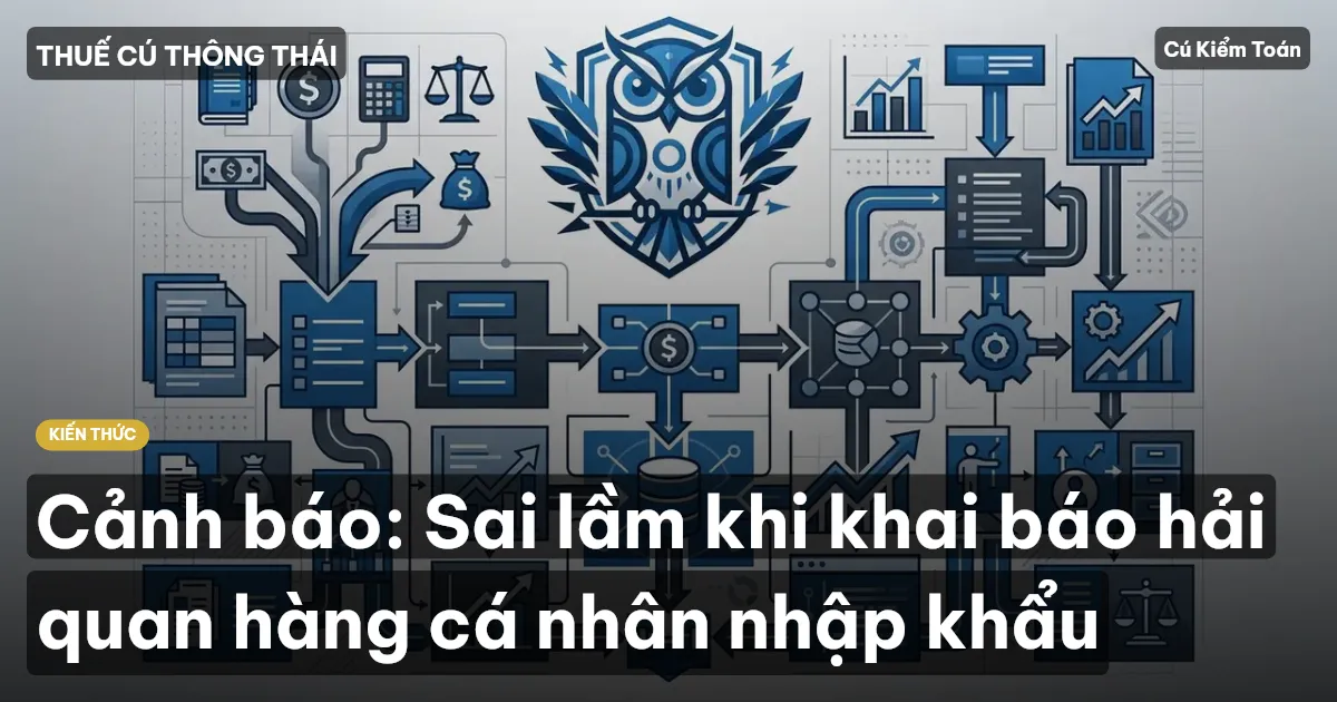 Cảnh báo: Sai lầm khi khai báo hải quan hàng cá nhân nhập khẩu