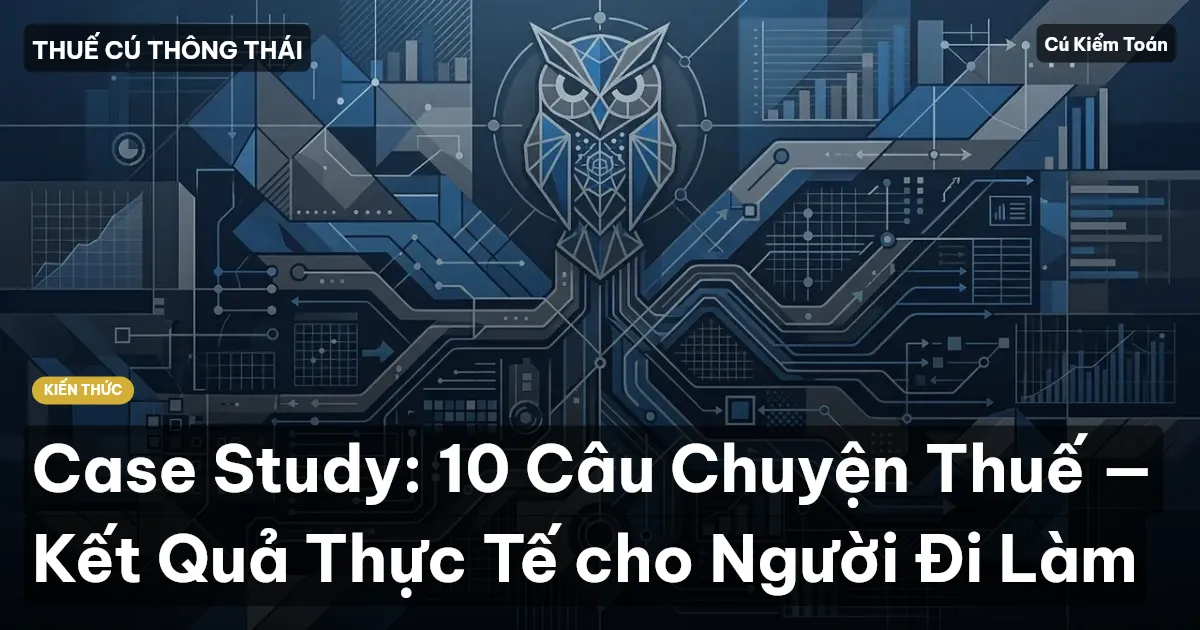 Case Study: 10 Câu Chuyện Thuế — Kết Quả Thực Tế cho Người Đi Làm