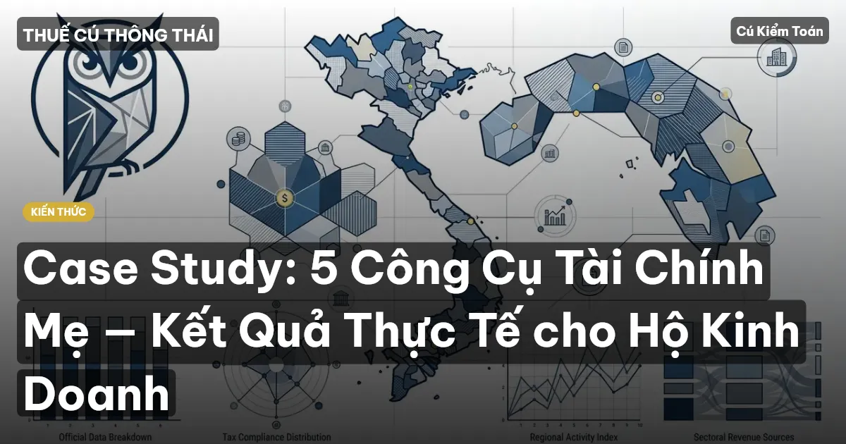 Case Study: 5 Công Cụ Tài Chính Mẹ — Kết Quả Thực Tế cho Hộ Kinh Doanh