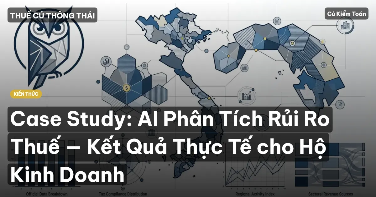Case Study: AI Phân Tích Rủi Ro Thuế — Kết Quả Thực Tế cho Hộ Kinh Doanh