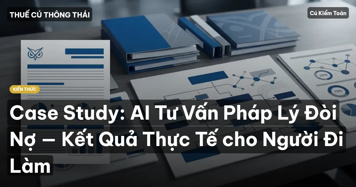 Case Study: AI Tư Vấn Pháp Lý Đòi Nợ — Kết Quả Thực Tế cho Người Đi Làm