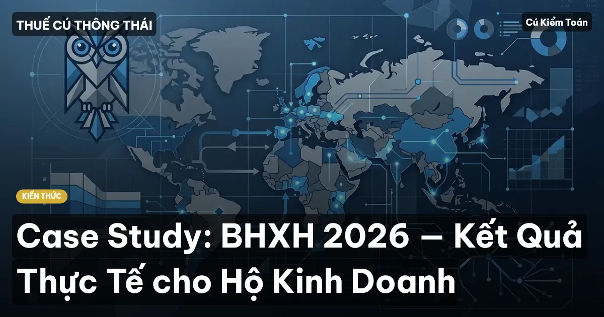Case Study: BHXH 2026 — Kết Quả Thực Tế cho Hộ Kinh Doanh