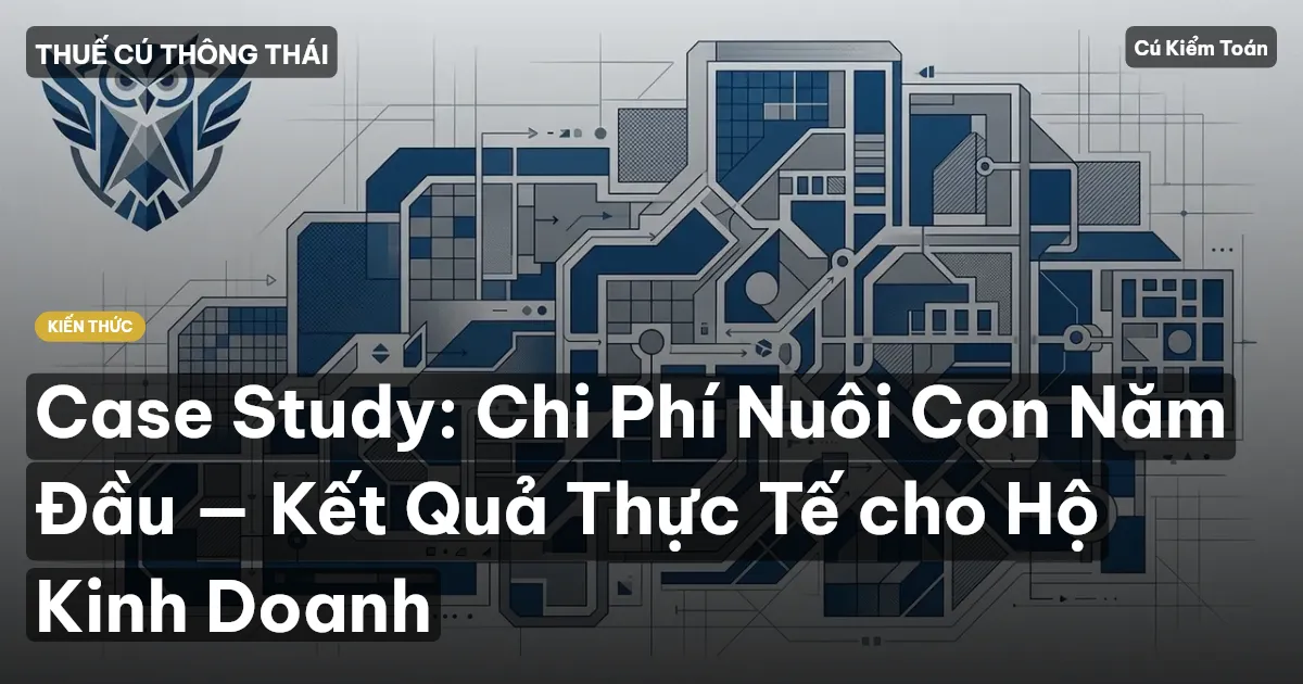 Case Study: Chi Phí Nuôi Con Năm Đầu — Kết Quả Thực Tế cho Hộ Kinh Doanh