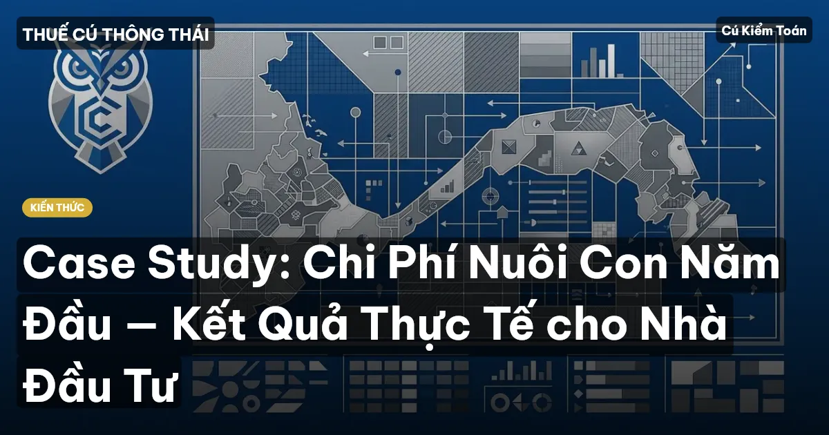 Case Study: Chi Phí Nuôi Con Năm Đầu — Kết Quả Thực Tế cho Nhà Đầu Tư