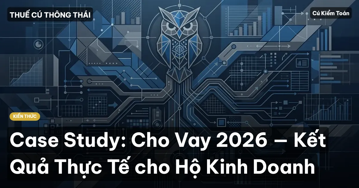 Case Study: Cho Vay 2026 — Kết Quả Thực Tế cho Hộ Kinh Doanh
