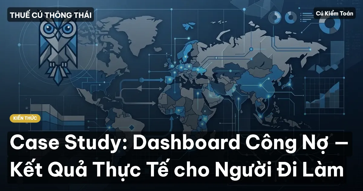 Case Study: Dashboard Công Nợ — Kết Quả Thực Tế cho Người Đi Làm