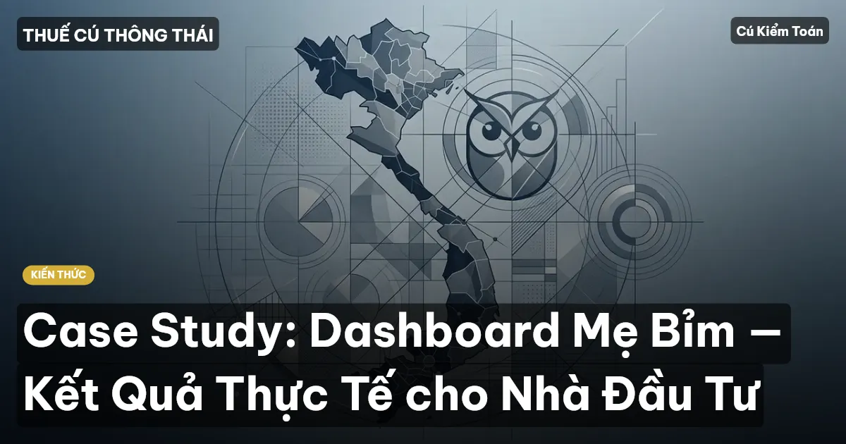 Case Study: Dashboard Mẹ Bỉm — Kết Quả Thực Tế cho Nhà Đầu Tư