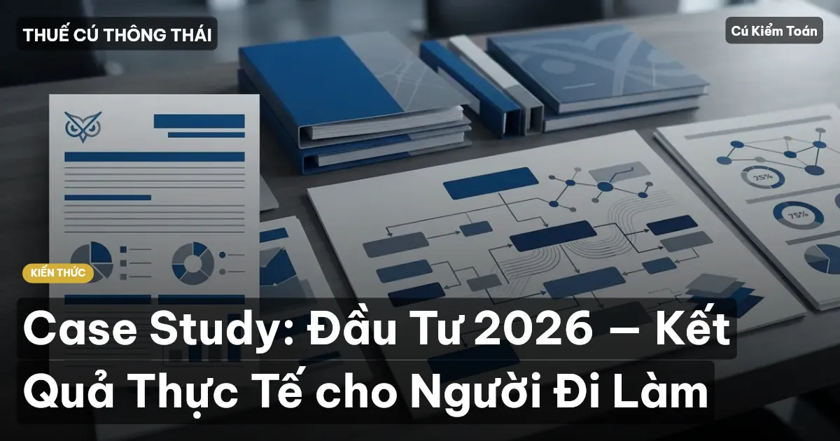 Case Study: Đầu Tư 2026 — Kết Quả Thực Tế cho Người Đi Làm