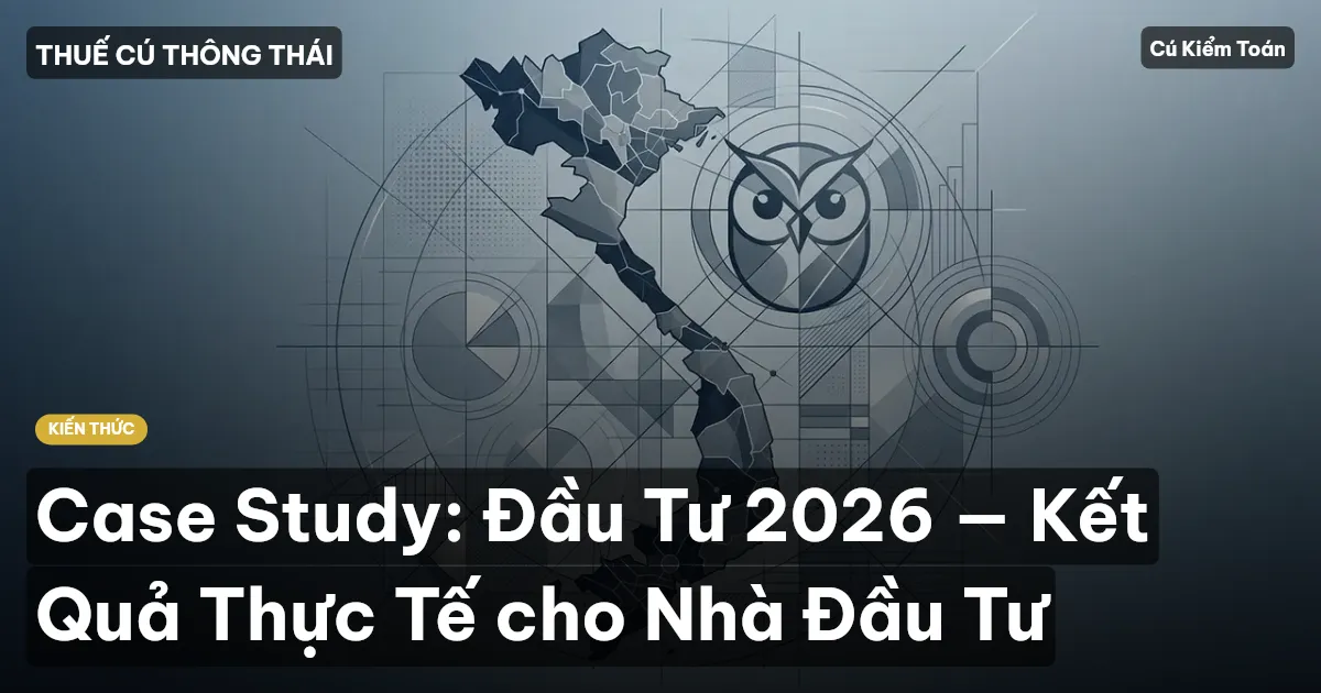 Case Study: Đầu Tư 2026 — Kết Quả Thực Tế cho Nhà Đầu Tư