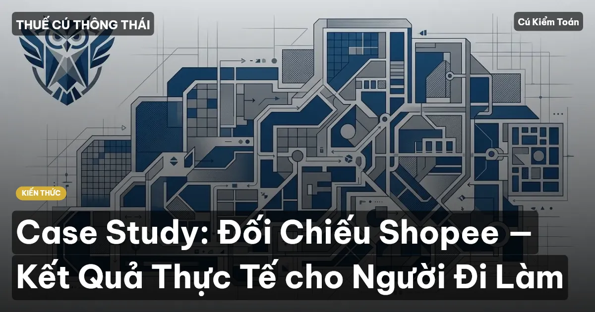 Case Study: Đối Chiếu Shopee — Kết Quả Thực Tế cho Người Đi Làm