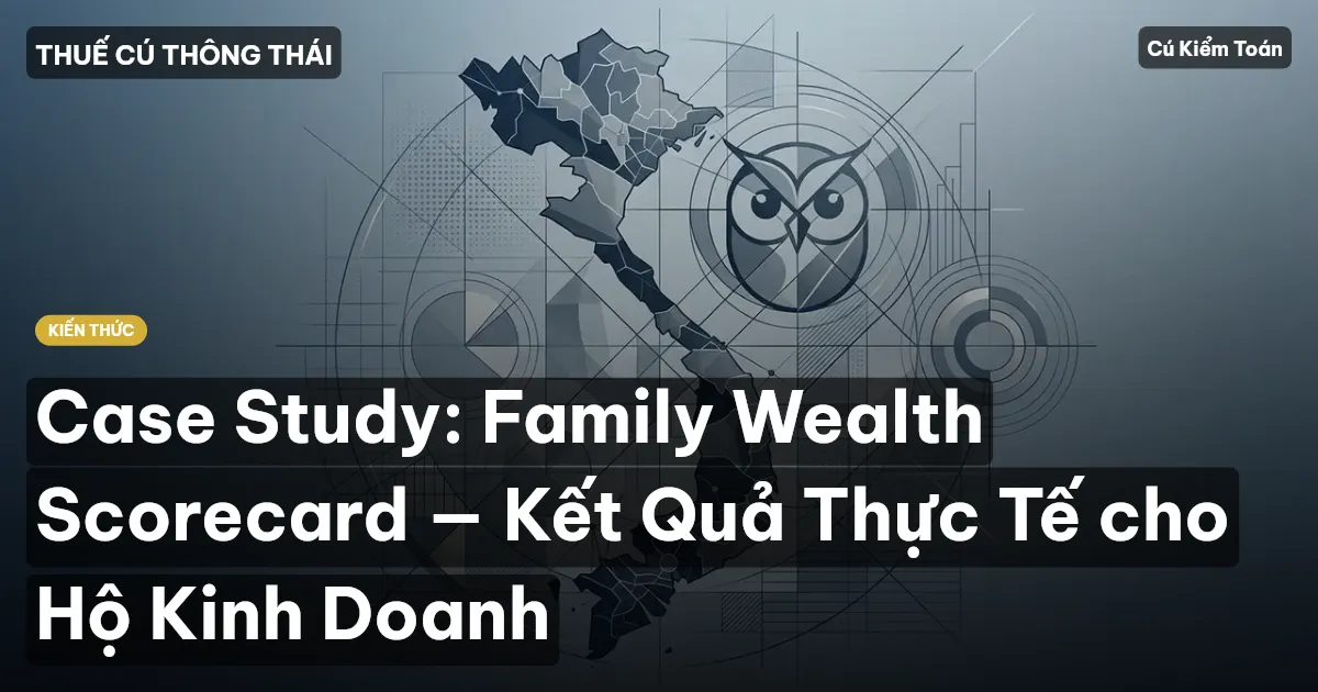 Case Study: Family Wealth Scorecard — Kết Quả Thực Tế cho Hộ Kinh Doanh