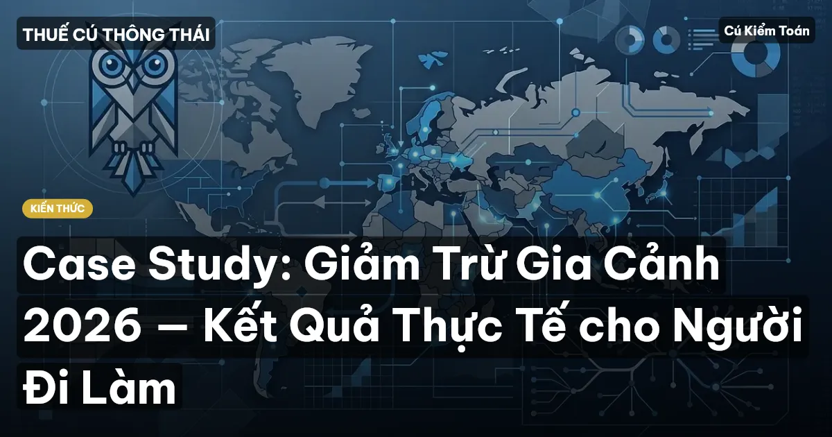 Case Study: Giảm Trừ Gia Cảnh 2026 — Kết Quả Thực Tế cho Người Đi Làm
