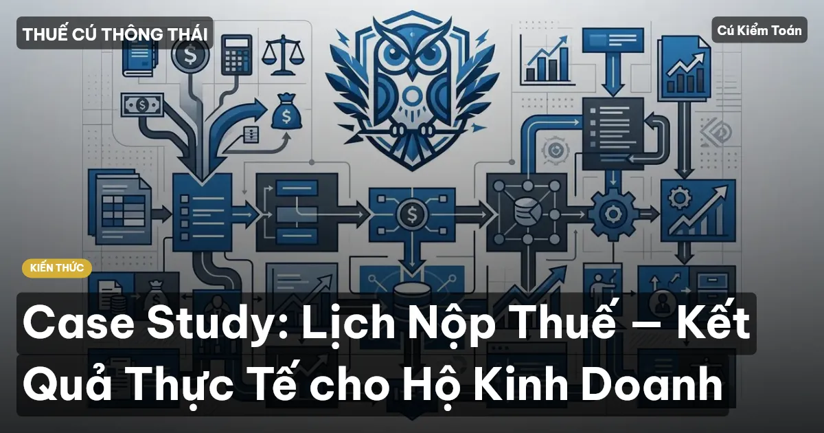 Case Study: Lịch Nộp Thuế — Kết Quả Thực Tế cho Hộ Kinh Doanh
