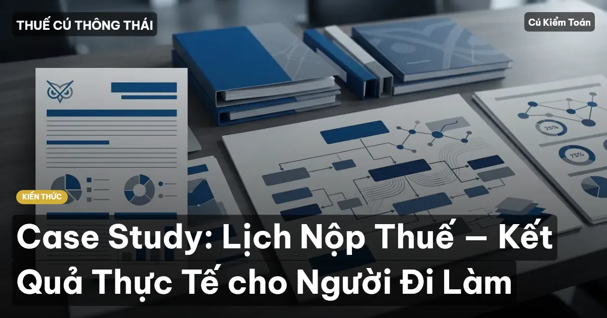 Case Study: Lịch Nộp Thuế — Kết Quả Thực Tế cho Người Đi Làm