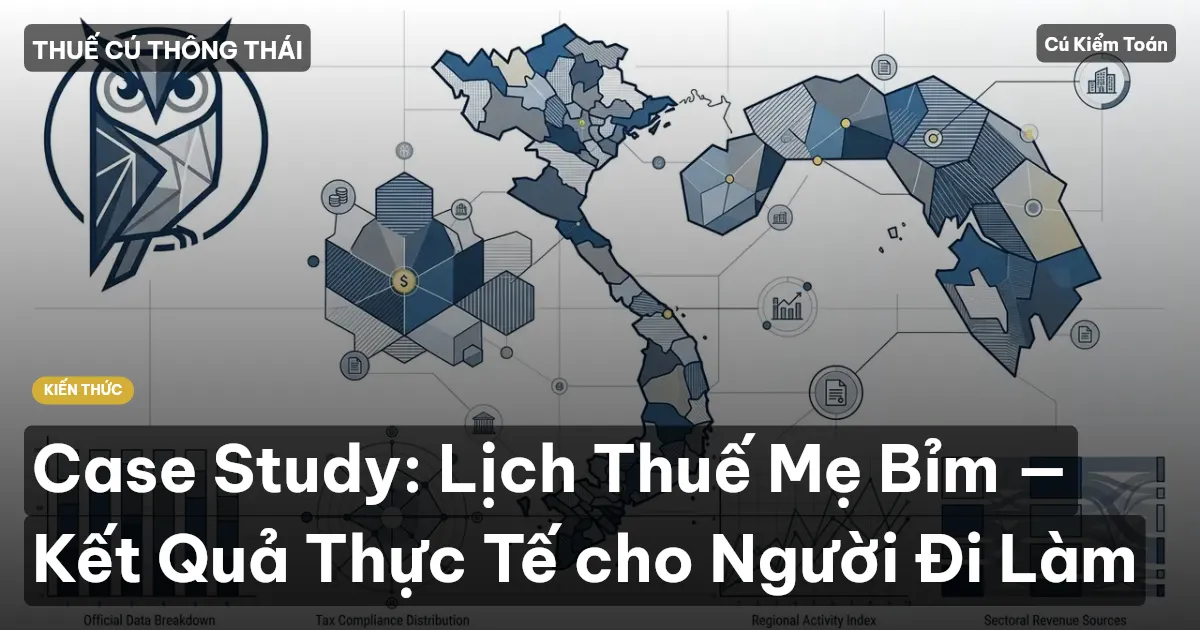 Case Study: Lịch Thuế Mẹ Bỉm — Kết Quả Thực Tế cho Người Đi Làm