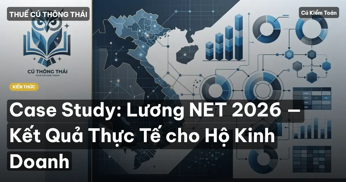Case Study: Lương NET 2026 — Kết Quả Thực Tế cho Hộ Kinh Doanh