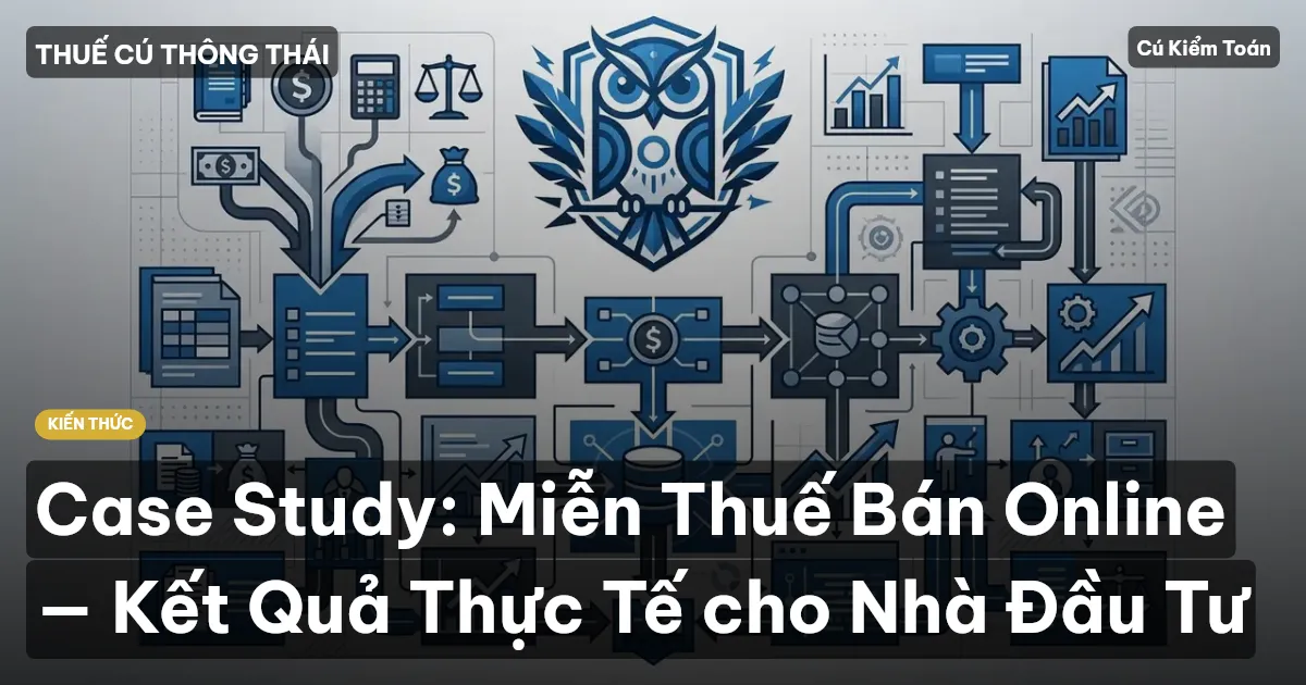 Case Study: Miễn Thuế Bán Online — Kết Quả Thực Tế cho Nhà Đầu Tư