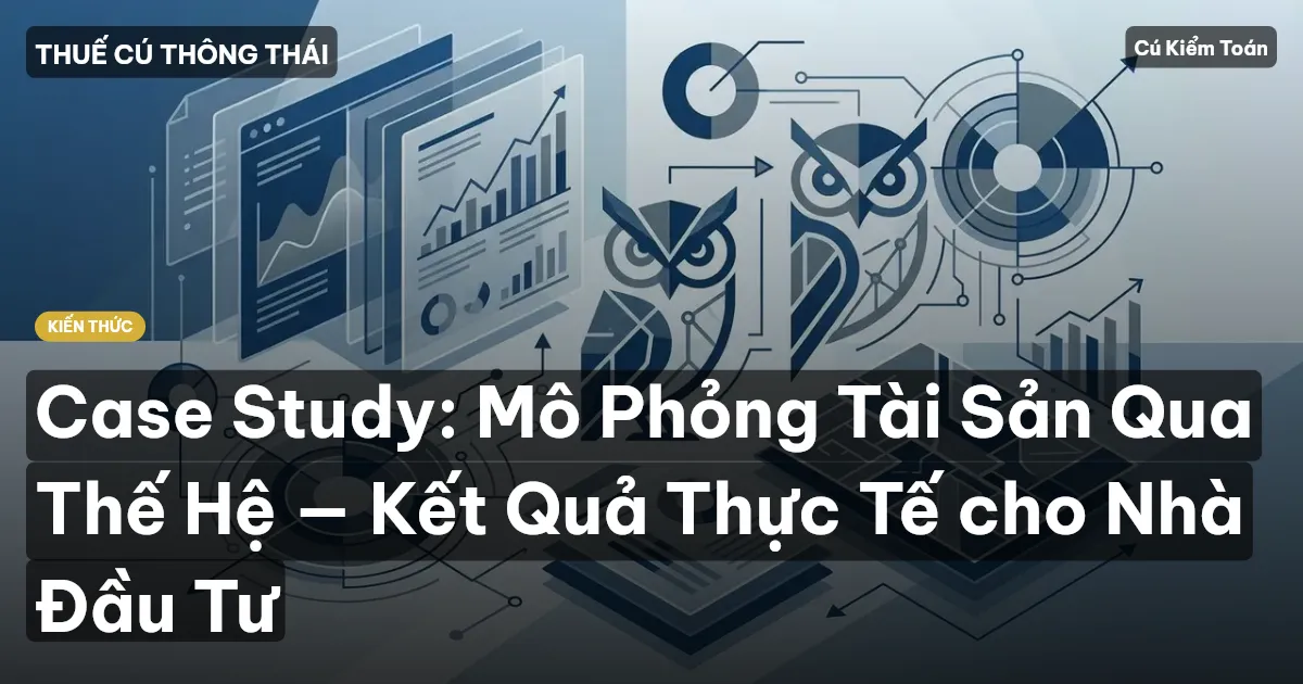 Case Study: Mô Phỏng Tài Sản Qua Thế Hệ — Kết Quả Thực Tế cho Nhà Đầu Tư