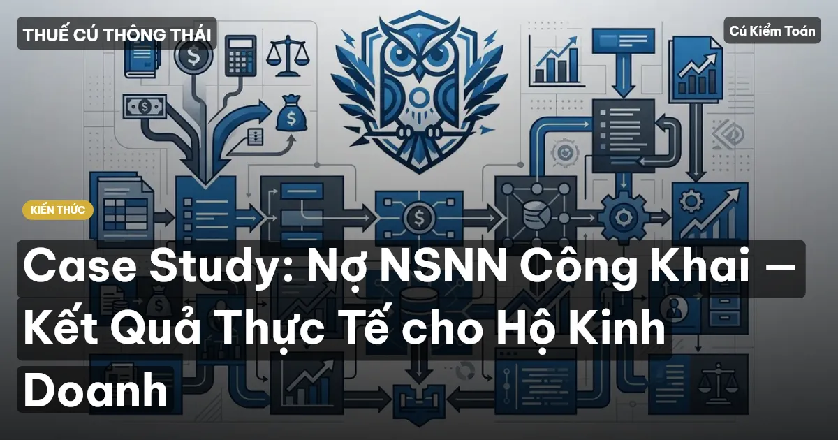 Case Study: Nợ NSNN Công Khai — Kết Quả Thực Tế cho Hộ Kinh Doanh