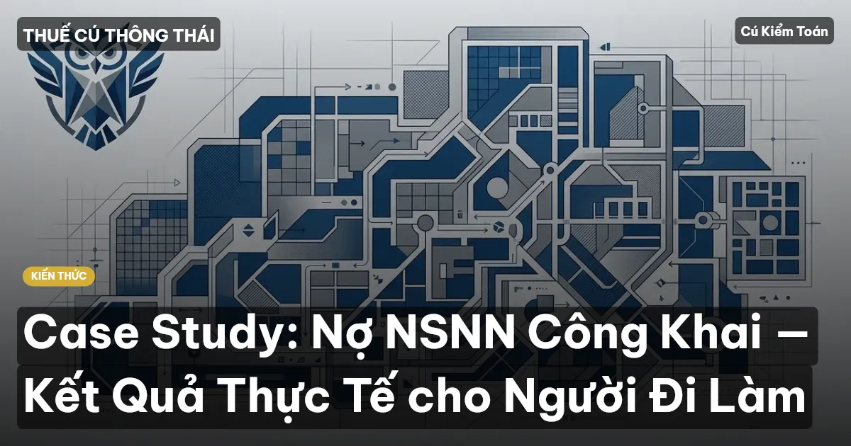 Case Study: Nợ NSNN Công Khai — Kết Quả Thực Tế cho Người Đi Làm