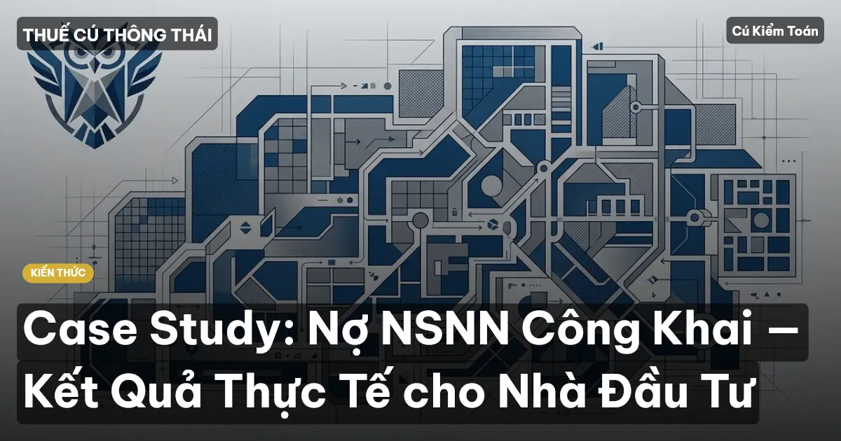 Case Study: Nợ NSNN Công Khai — Kết Quả Thực Tế cho Nhà Đầu Tư