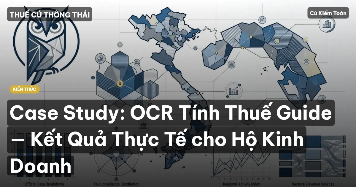 Case Study: OCR Tính Thuế Guide — Kết Quả Thực Tế cho Hộ Kinh Doanh