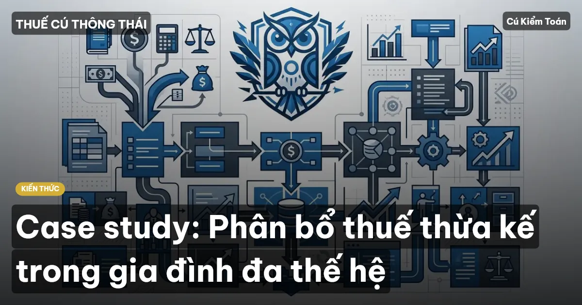 Case study: Phân bổ thuế thừa kế trong gia đình đa thế hệ