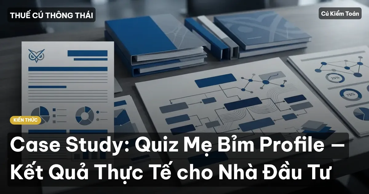Case Study: Quiz Mẹ Bỉm Profile — Kết Quả Thực Tế cho Nhà Đầu Tư