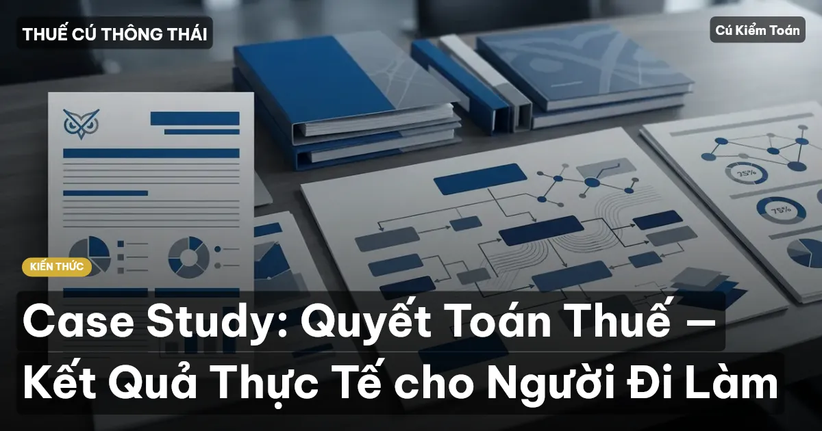 Case Study: Quyết Toán Thuế — Kết Quả Thực Tế cho Người Đi Làm