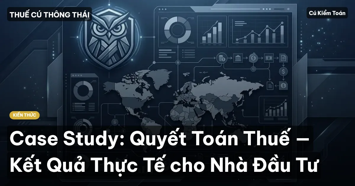 Case Study: Quyết Toán Thuế — Kết Quả Thực Tế cho Nhà Đầu Tư