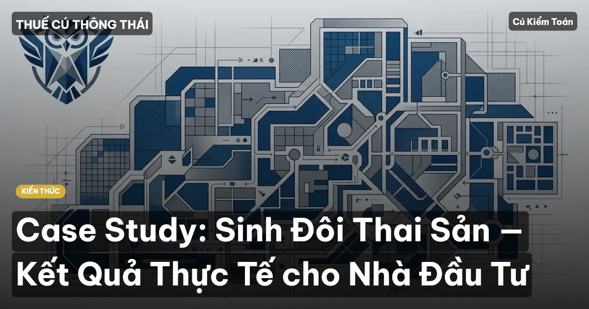 Case Study: Sinh Đôi Thai Sản — Kết Quả Thực Tế cho Nhà Đầu Tư
