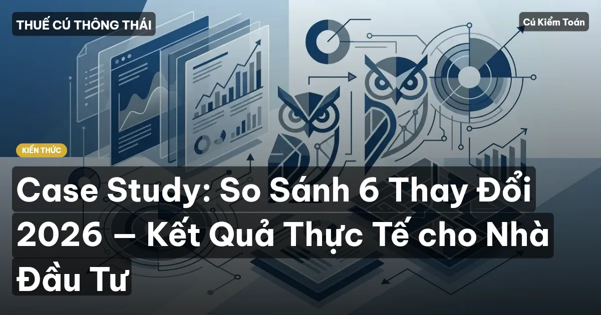 Case Study: So Sánh 6 Thay Đổi 2026 — Kết Quả Thực Tế cho Nhà Đầu Tư