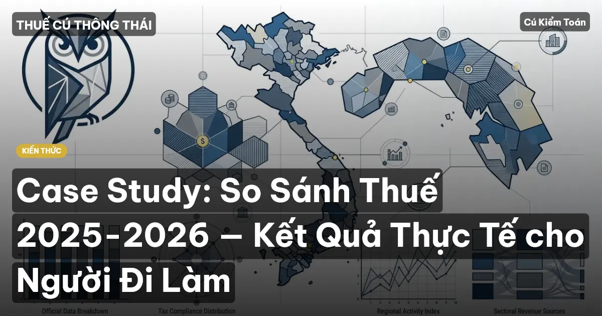 Case Study: So Sánh Thuế 2025-2026 — Kết Quả Thực Tế cho Người Đi Làm