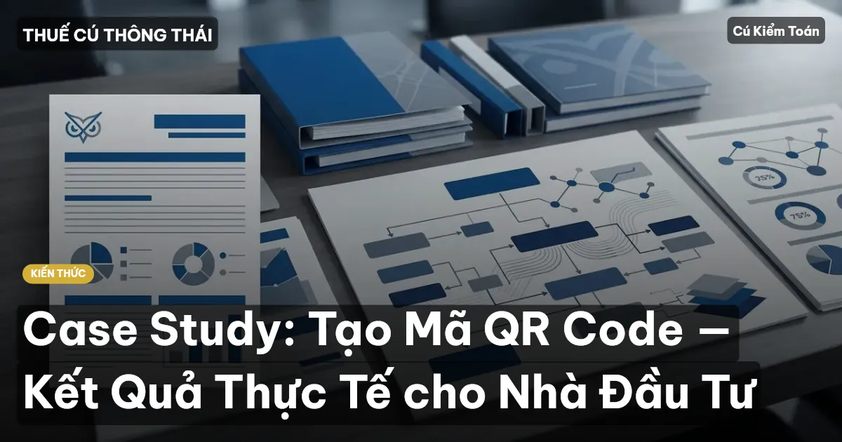 Case Study: Tạo Mã QR Code — Kết Quả Thực Tế cho Nhà Đầu Tư