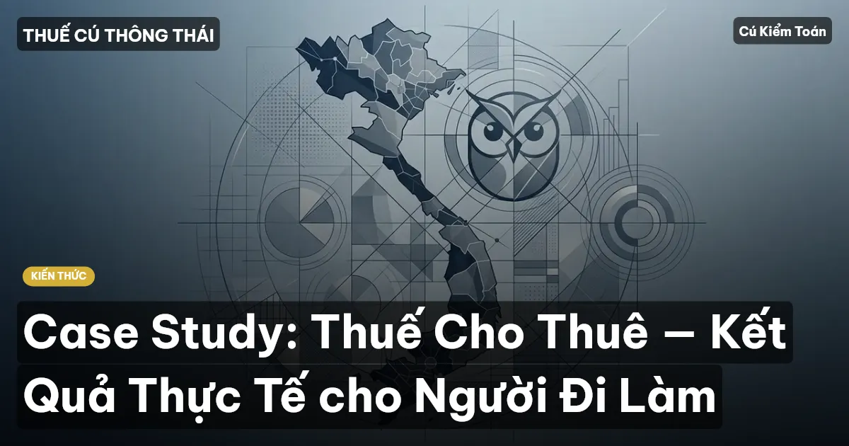 Case Study: Thuế Cho Thuê — Kết Quả Thực Tế cho Người Đi Làm