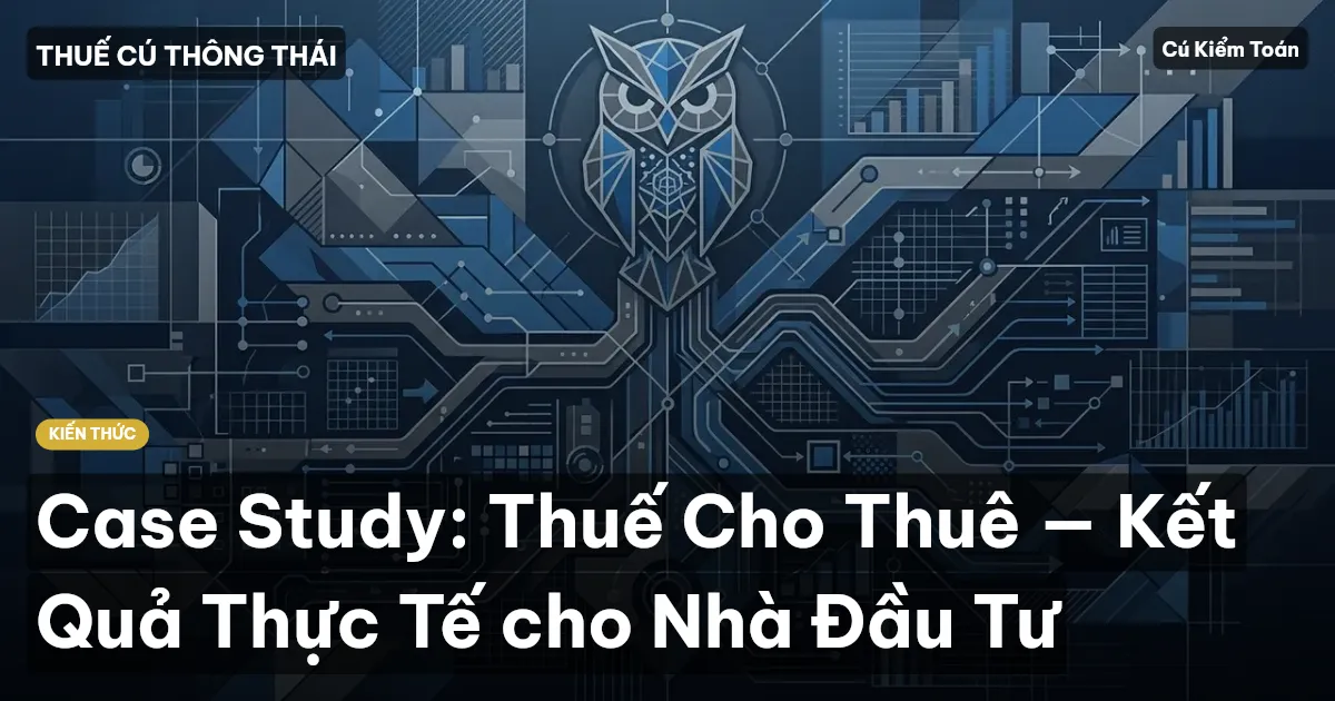 Case Study: Thuế Cho Thuê — Kết Quả Thực Tế cho Nhà Đầu Tư