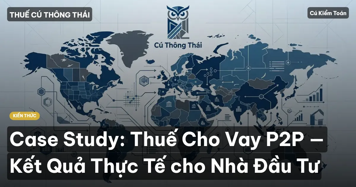 Case Study: Thuế Cho Vay P2P — Kết Quả Thực Tế cho Nhà Đầu Tư
